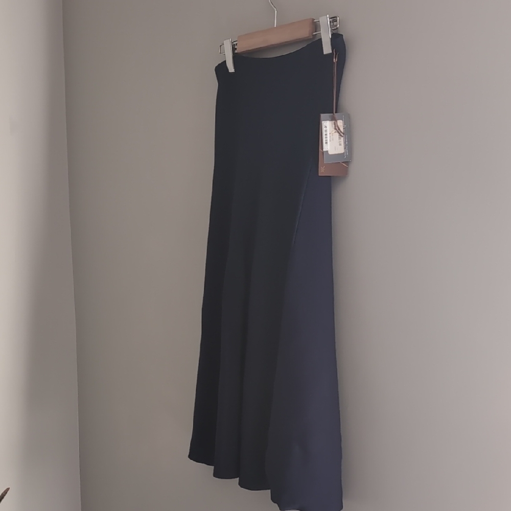 NWT Kerisma Blue Asymmetrical A-Line Skirt • Boutique Designer • Midi - Picture 6 of 13